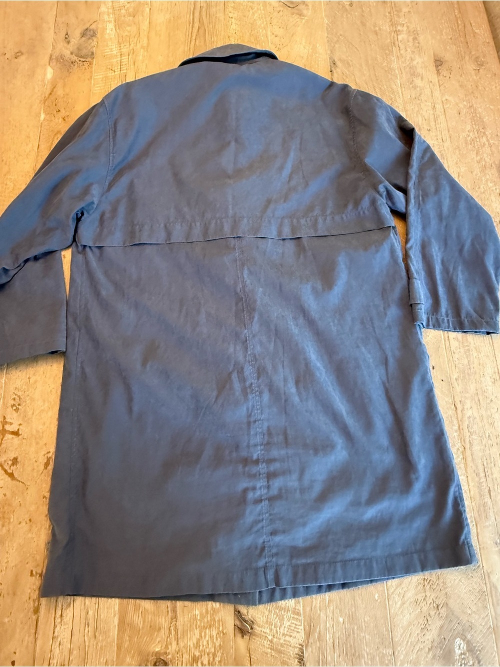 Women’s Vintage London Fog Trench in Denim Blue Color Size S - Picture 10 of 10